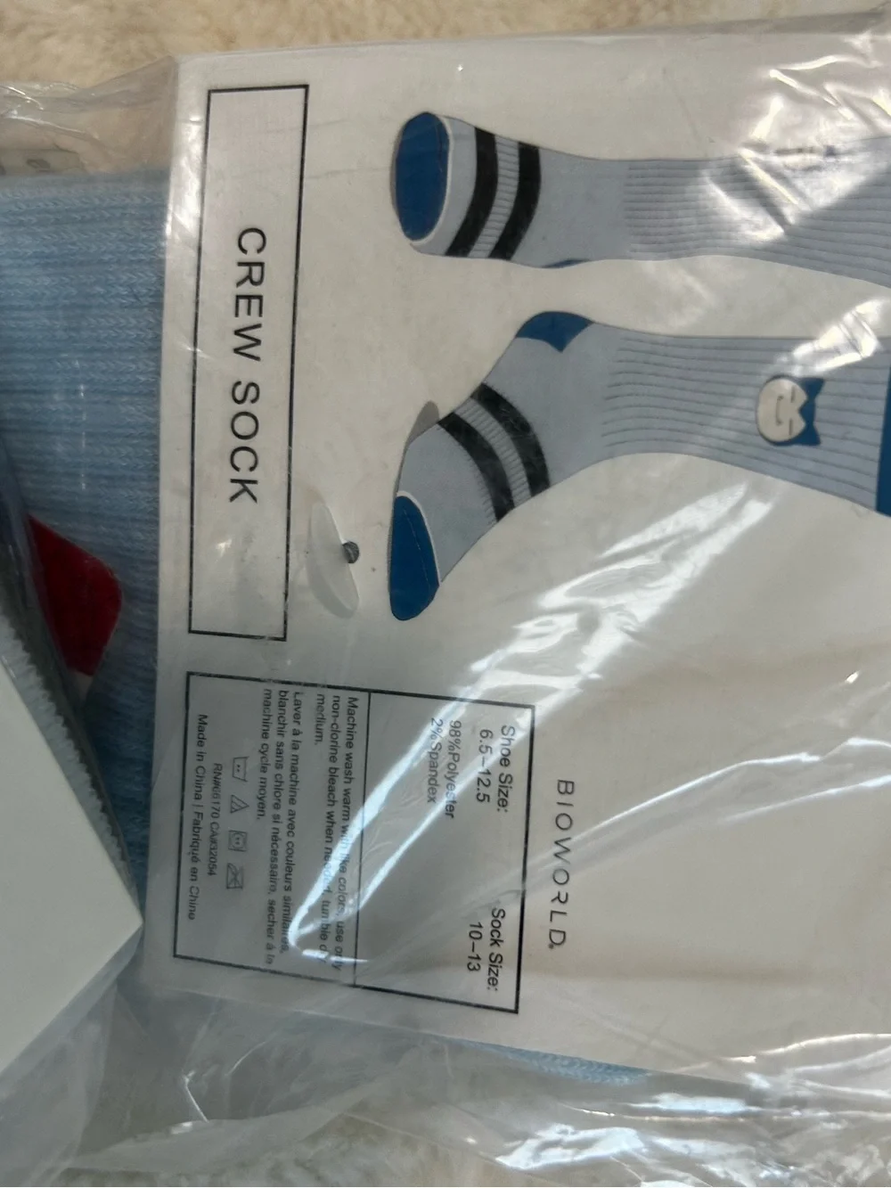 Bioworld Light Blue Kids Footie with Pokemon Patch